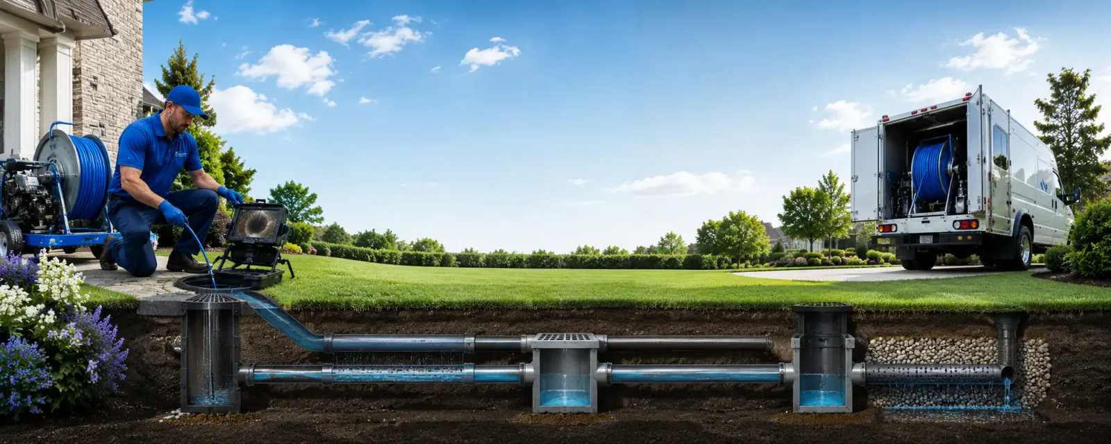 Outdoor drain cleaning information for West Point, GA